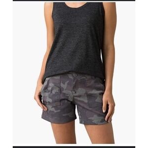 prAna Women's Olivia‎ Short, Gravel Camo,  Size 10